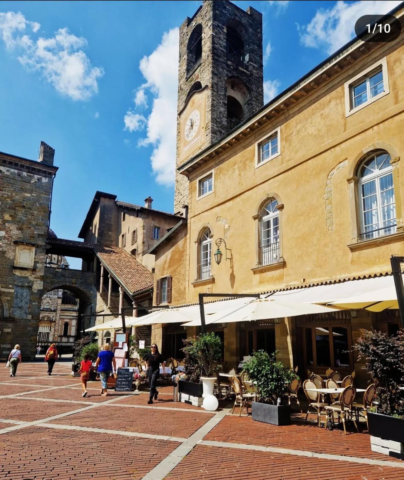 Albergo 900Strati Bergamo Bagian luar foto